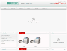 Tablet Screenshot of horron.com